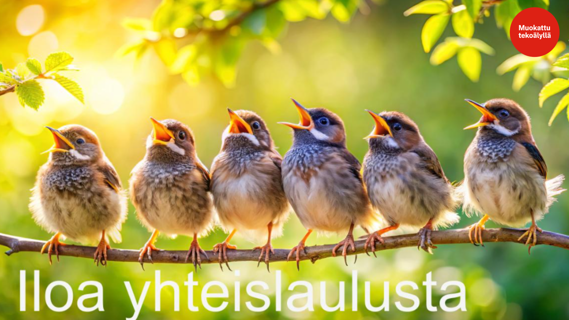 Iloa yhteislaulusta Laajasalon palvelukeskuksessa